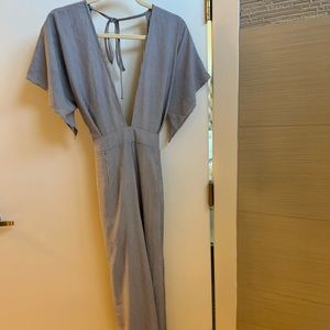 COPY - Skylar + Madison striped jumpsuit size L